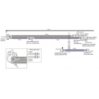 Дыхательный контур AMVC1775/163 Дыхательный контур AMVC1775/163